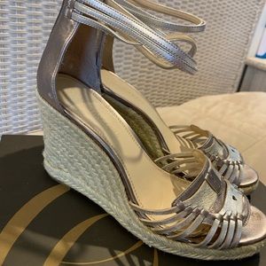 Enzo Angiolini Espadrille, size 9 high heeled sandals